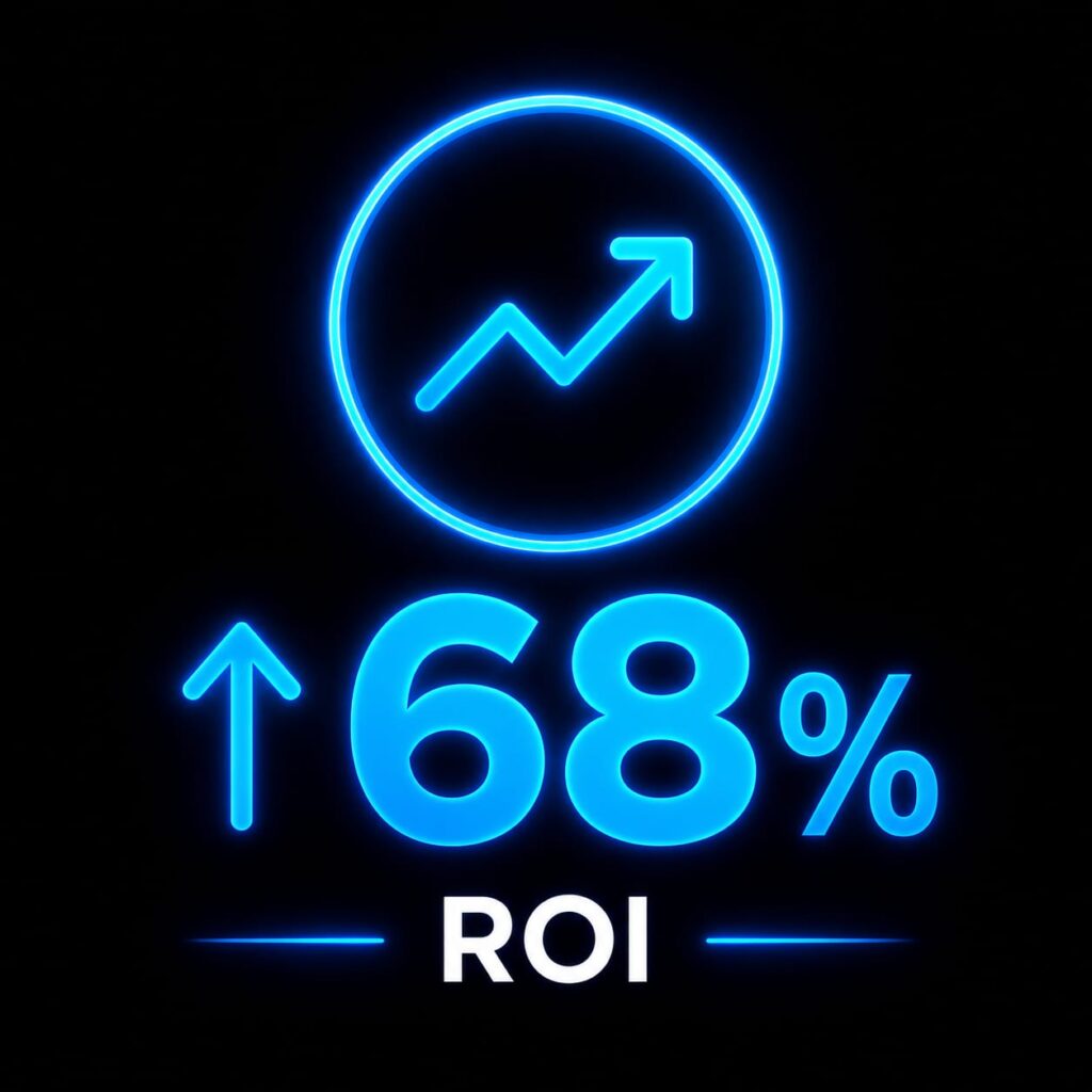 aumento del 68% en retorno de inversión