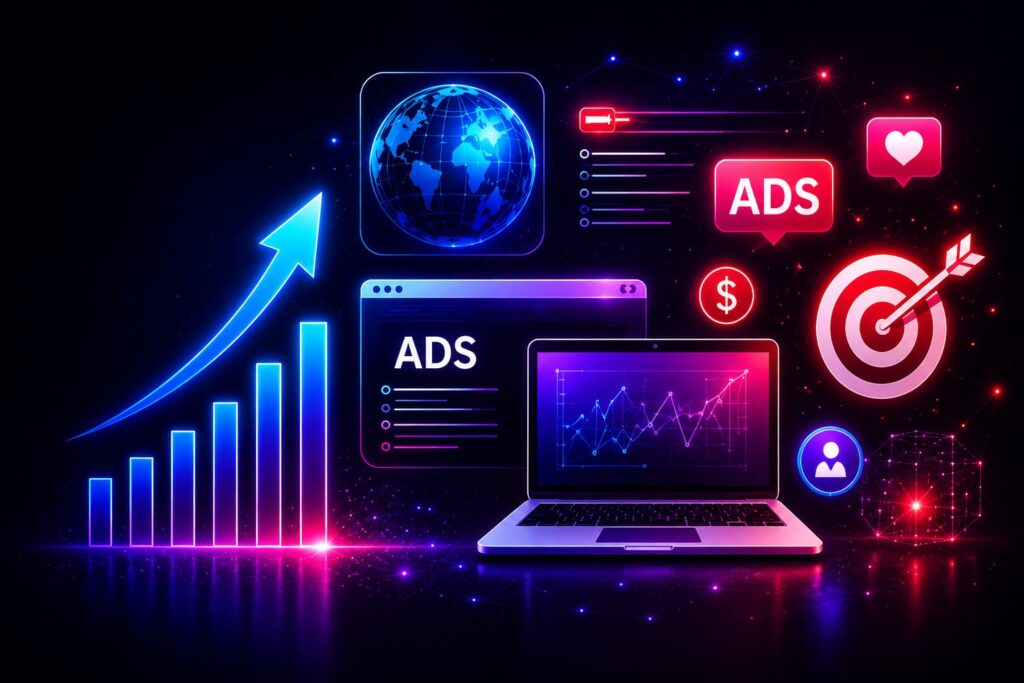 Gráfico que muestra resultados de marketing B2B: aumento de leads y reducción de costos